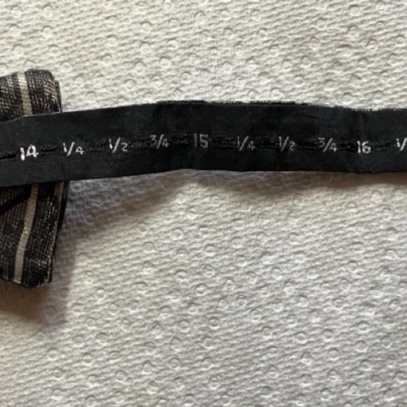 Vintage 100% Silk Bowtie and Cummberbund - Picture 12 of 12